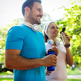 junge sportliche Menschen