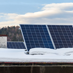 photovoltaik schnee