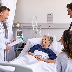 krankenhaus besuch
